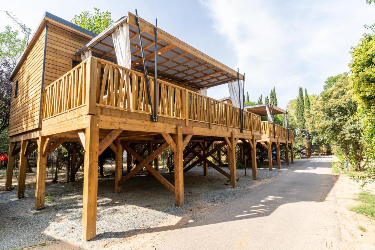 Camping maeva Respire Ecolodge l'Etoile d'Argens Fréjus Eksteriør billede